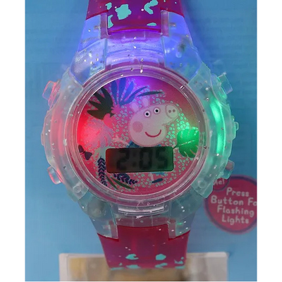 Peppa Pig Free Size Kids Digital Watch- Pink-1