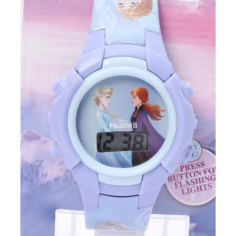 Disney Frozen Free Size Digital Watch- 2 Blue