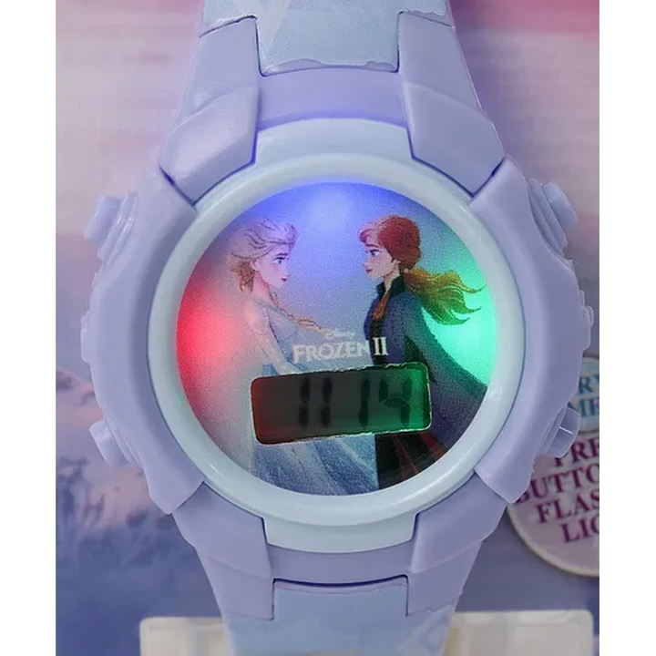 Disney Frozen Free Size Digital Watch- 2 Blue