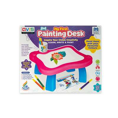 My First Painting Desk 2in1