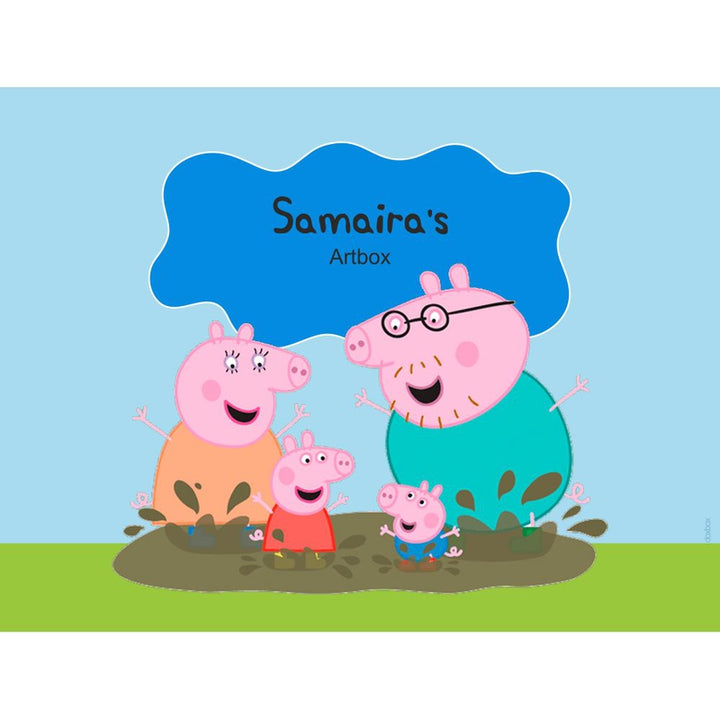 Personalised Artbox - Peppa Pig (COD Not Available)