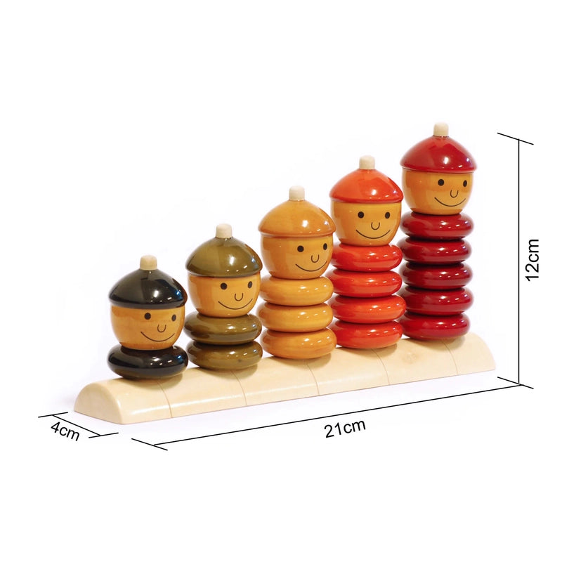 Peppy Five - Wooden Educational Toy