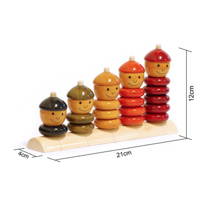 Peppy Five - Wooden Educational Toy