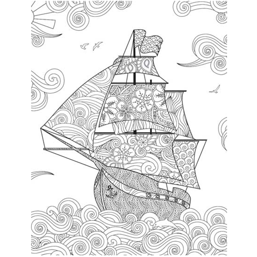 Dreamlike- Colouring Book for Adults