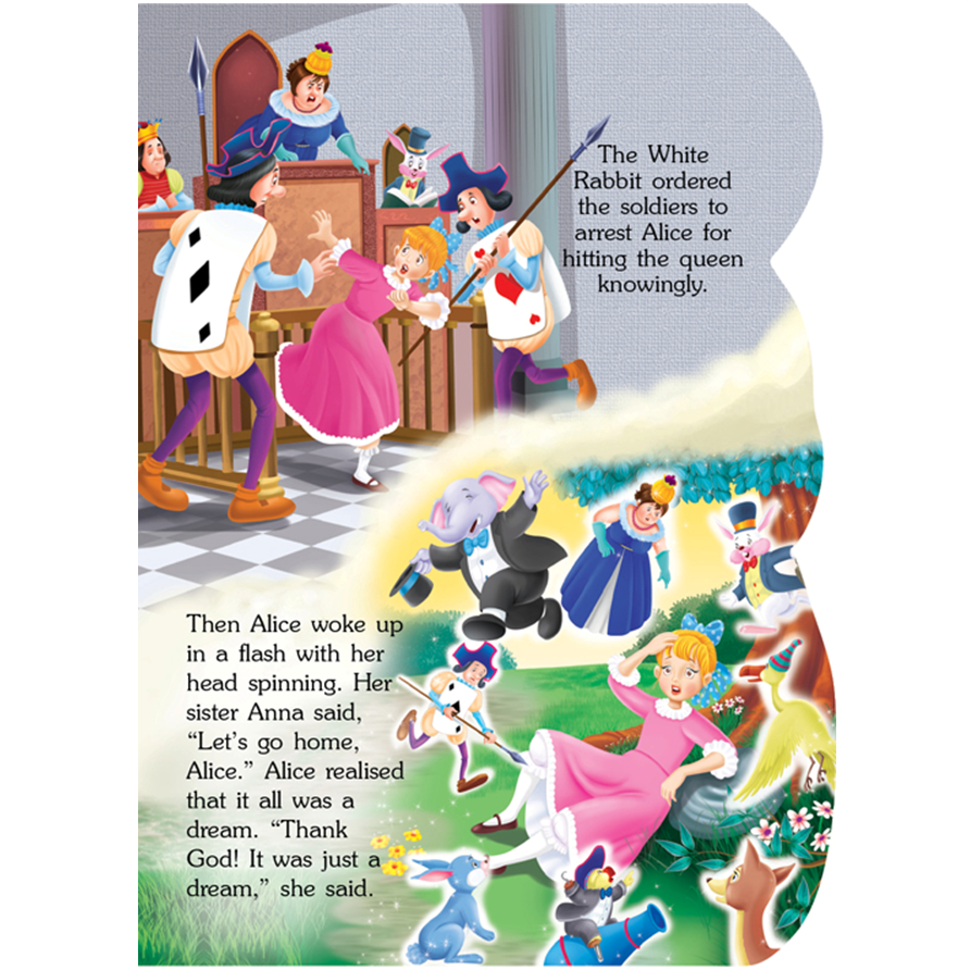 Wonderful Story Board book- Alice In Wonderland