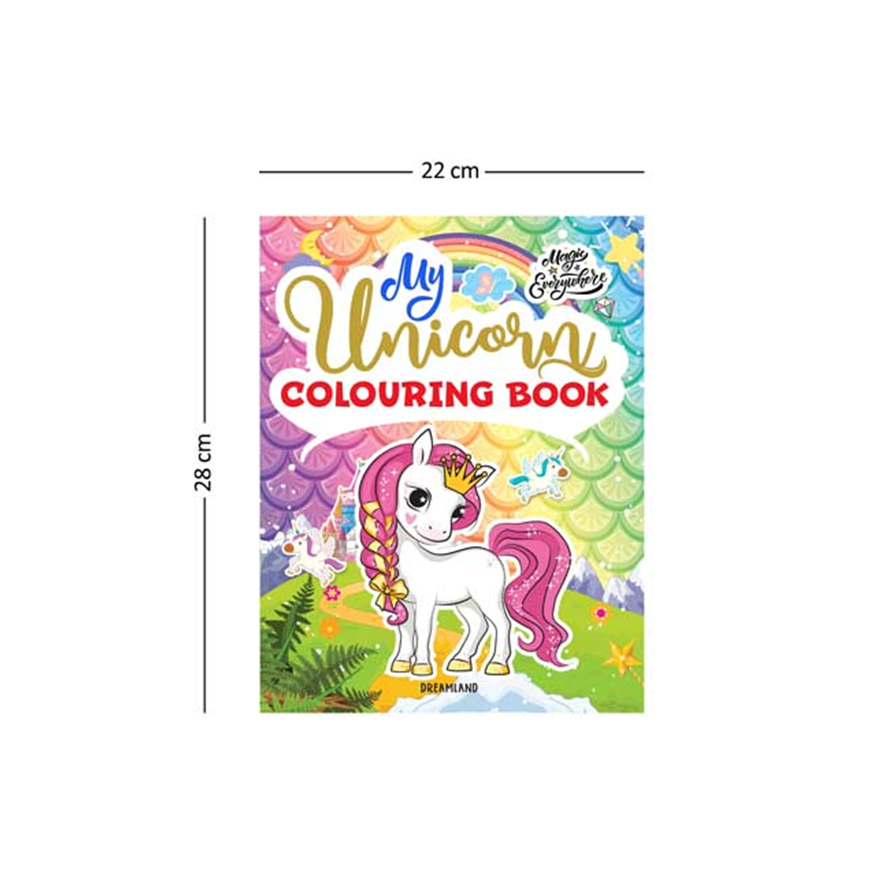 My Unicorn Colouring Book for Children Age 2 -7 Years