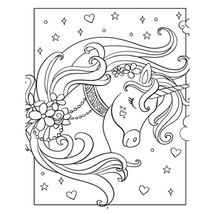 My Unicorn Colouring Book for Children Age 2 -7 Years