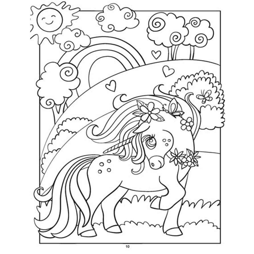 My Unicorn Colouring Book for Children Age 2 -7 Years