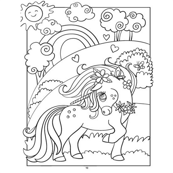 My Unicorn Colouring Book for Children Age 2 -7 Years