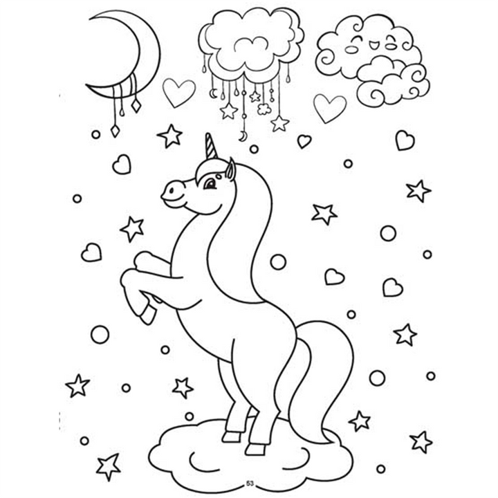 My Unicorn Colouring Book for Children Age 2 -7 Years