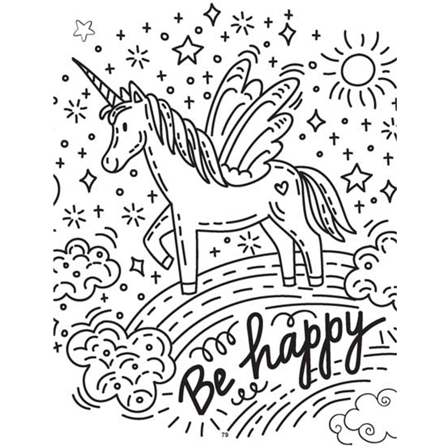 My Unicorn Colouring Book for Children Age 2 -7 Years