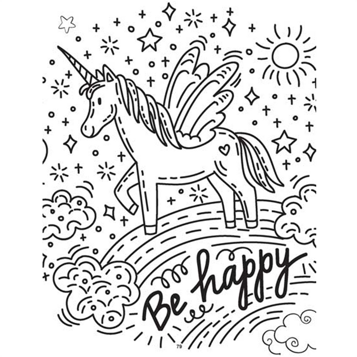 My Unicorn Colouring Book for Children Age 2 -7 Years