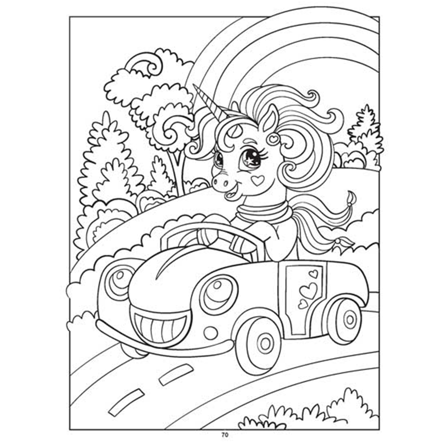 My Unicorn Colouring Book for Children Age 2 -7 Years