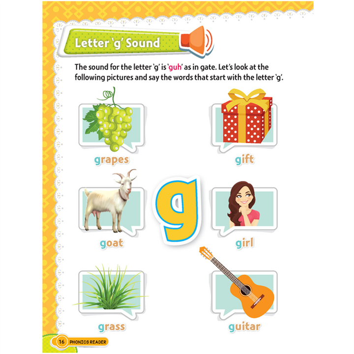 Phonics Reader -1  (Alphabet Sounds, A to Z)