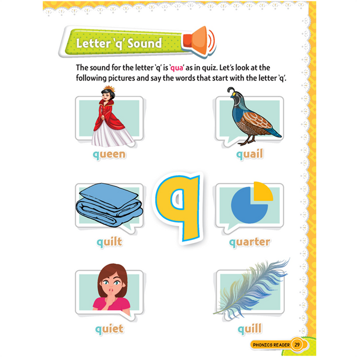 Phonics Reader -1  (Alphabet Sounds, A to Z)