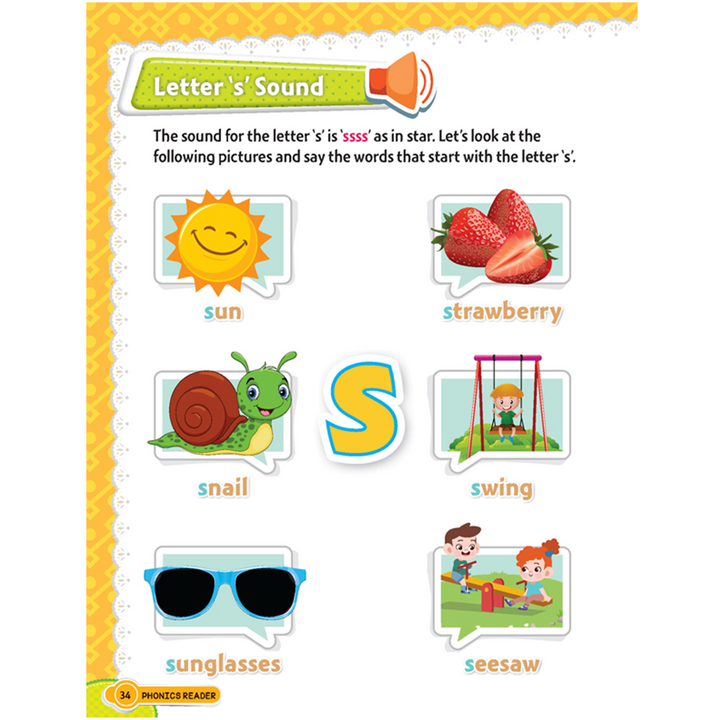 Phonics Reader -1  (Alphabet Sounds, A to Z)