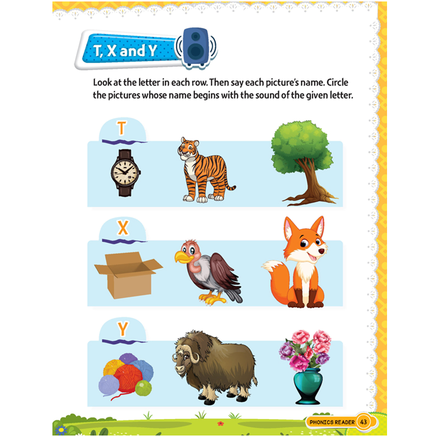 Phonics Reader -1  (Alphabet Sounds, A to Z)