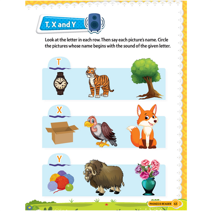 Phonics Reader -1  (Alphabet Sounds, A to Z)