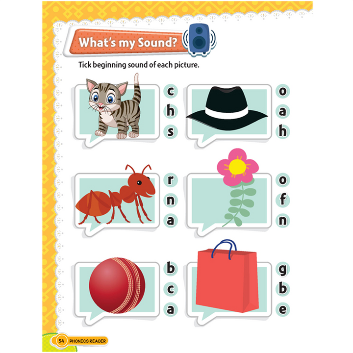 Phonics Reader -1  (Alphabet Sounds, A to Z)