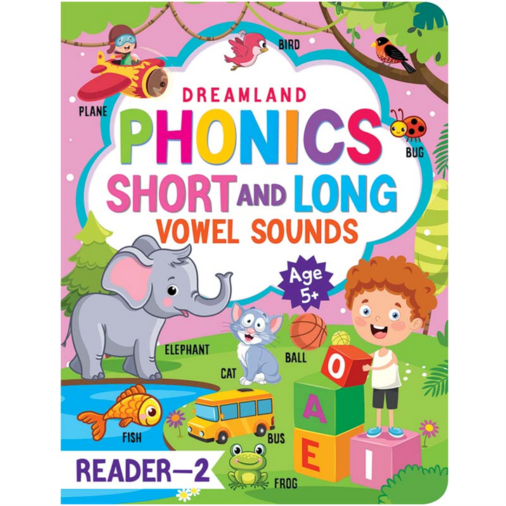 Phonics Reader- 2  (Short and Long Vowel Sounds) Age 5+