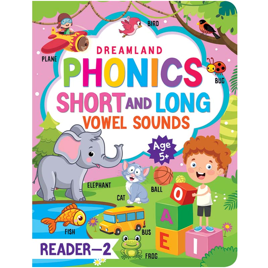 Phonics Reader- 2  (Short and Long Vowel Sounds) Age 5+
