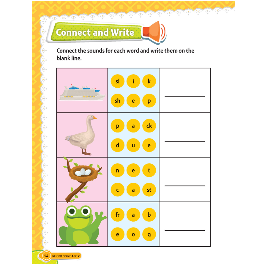 Phonics Reader- 2  (Short and Long Vowel Sounds) Age 5+