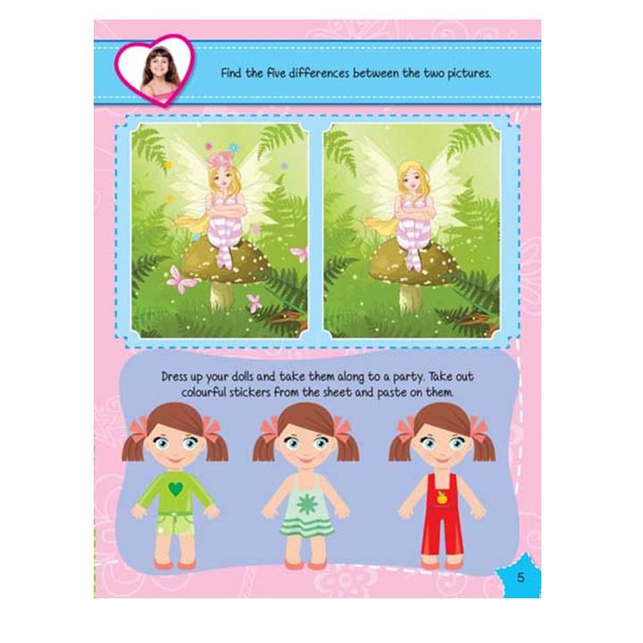 Sticker Activity Book - Girls