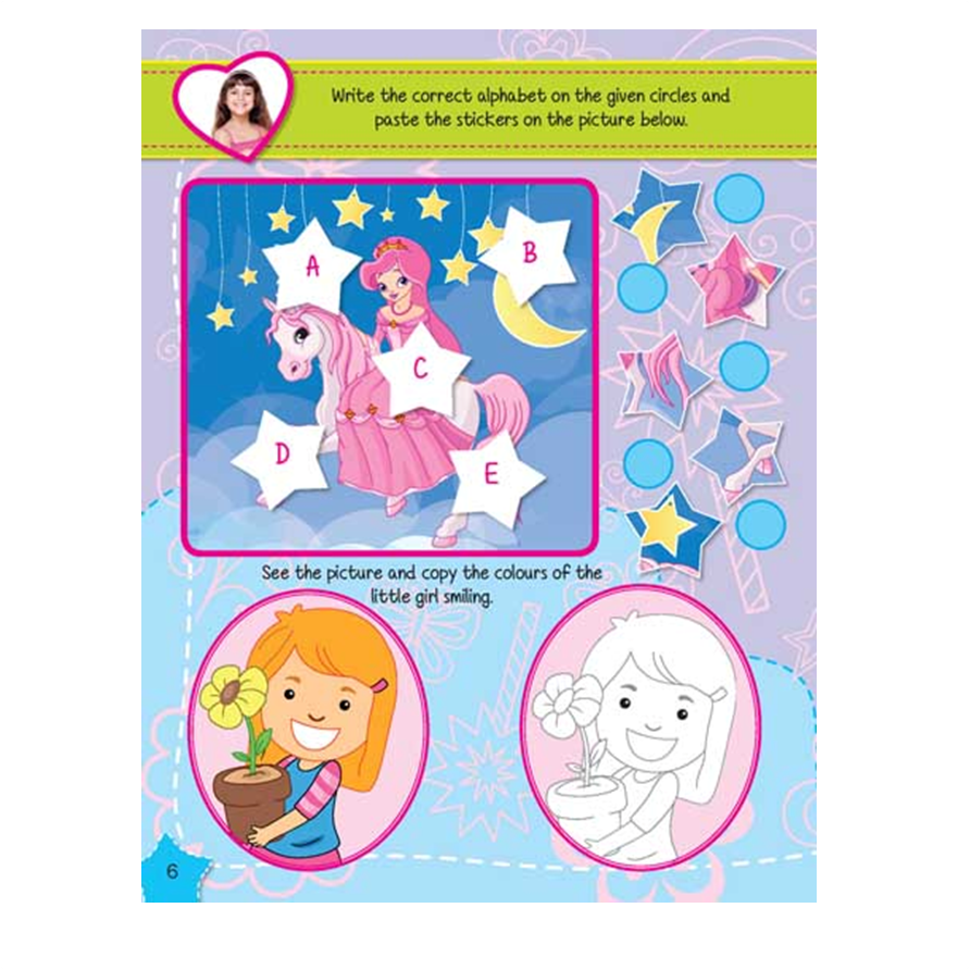 Sticker Activity Book - Girls