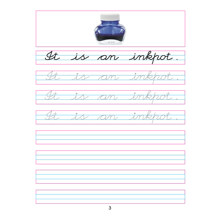 Cursive Writing Book (Sentences) Part 3