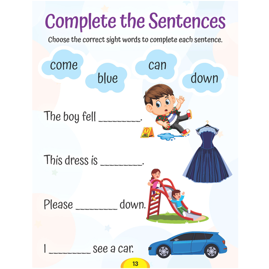 Dolch Sight Words Level 1- Simple Words and Activities for Beginner Readers