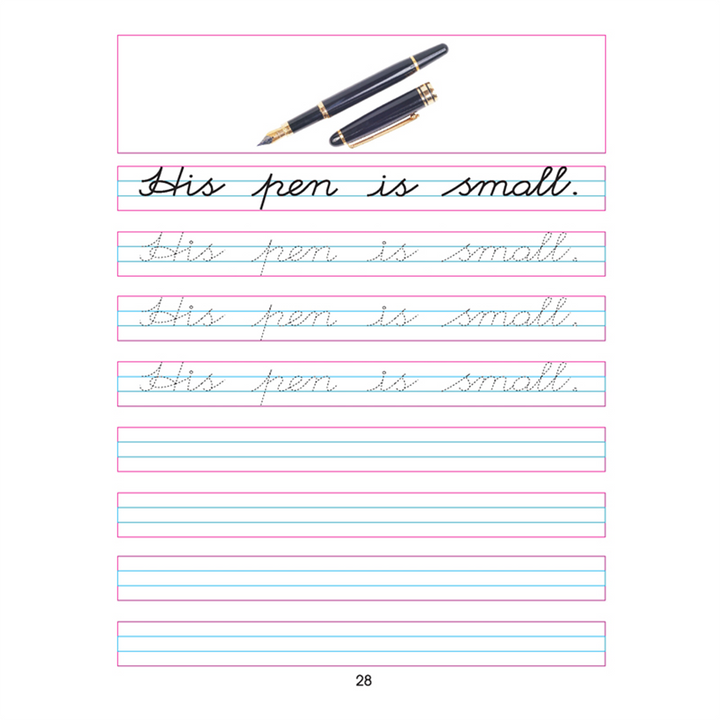 Cursive Writing Book (Sentences) Part 3