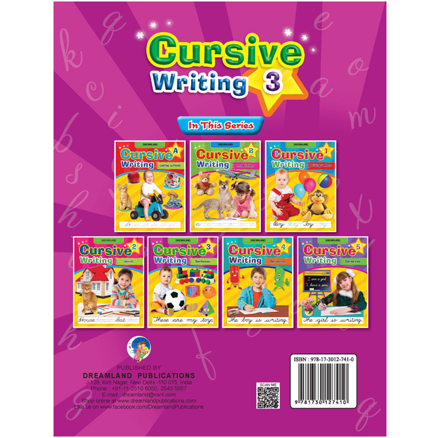 Cursive Writing Book (Sentences) Part 3