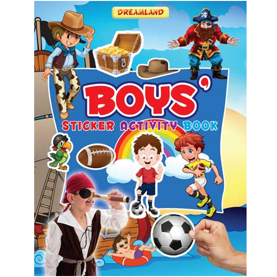 Sticker Activity Book - Boys