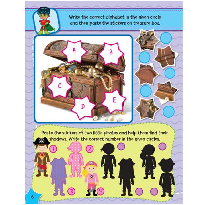 Sticker Activity Book - Boys