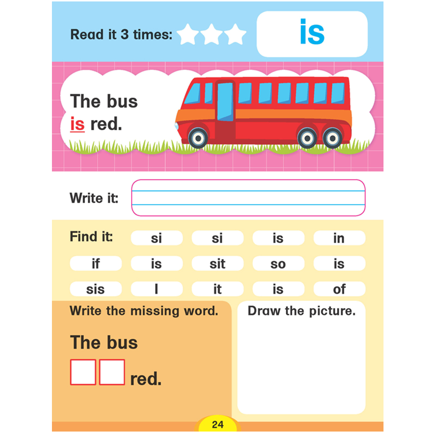 Dolch Sight Words Level 1- Simple Words and Activities for Beginner Readers