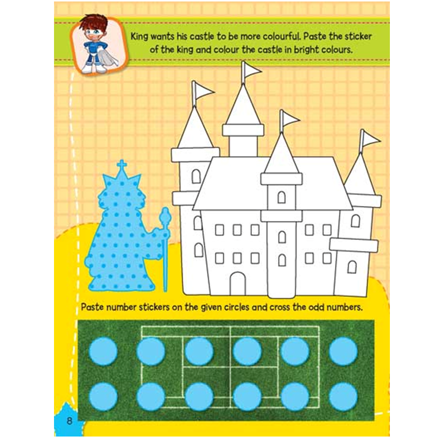 Sticker Activity Book - Boys