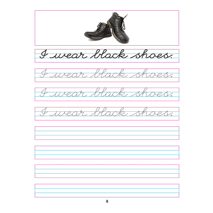 Cursive Writing Book (Sentences) Part 5