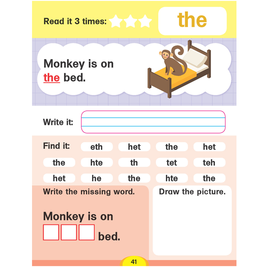 Dolch Sight Words Level 1- Simple Words and Activities for Beginner Readers