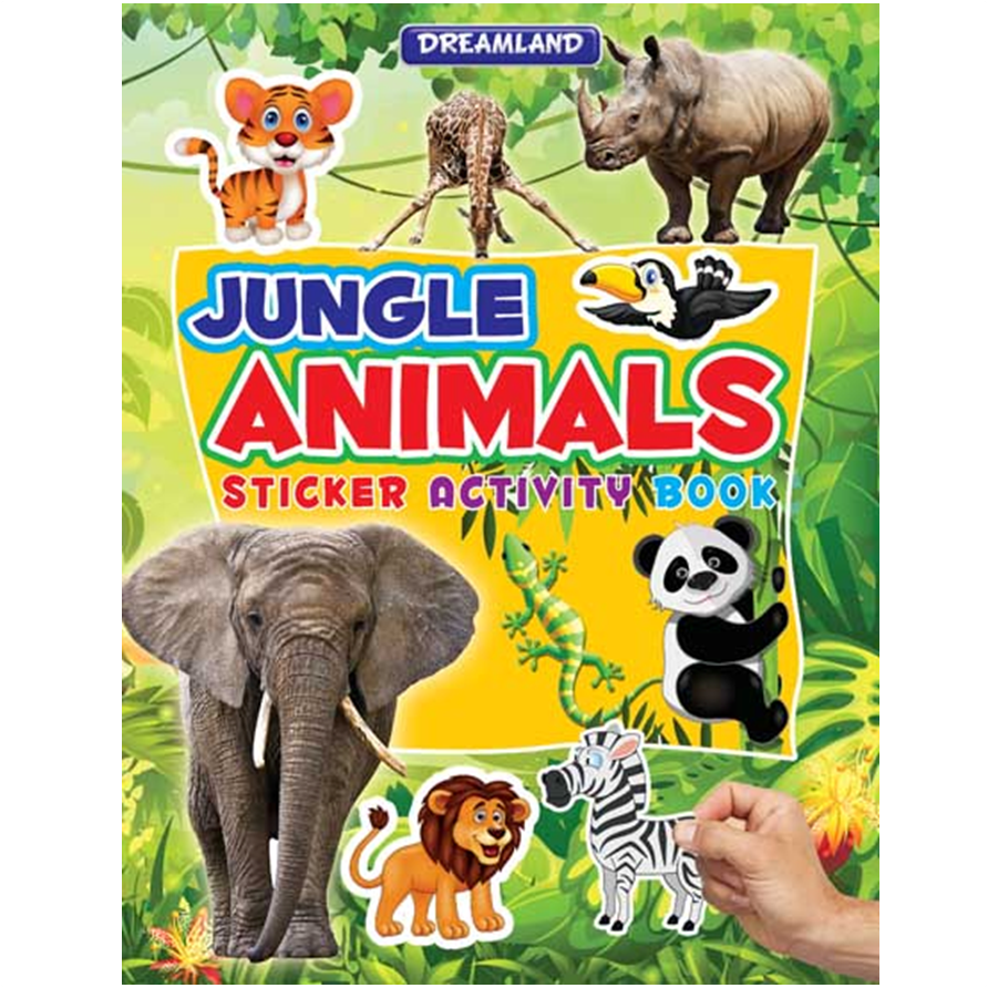 Sticker Activity Book - Jungle Animals