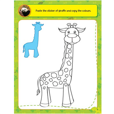 Sticker Activity Book - Jungle Animals