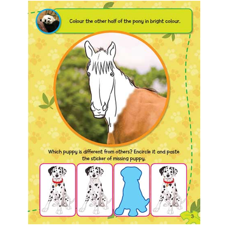 Sticker Activity Book - Jungle Animals