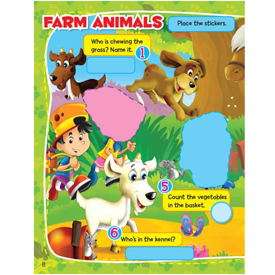 Sticker Activity Book - Jungle Animals