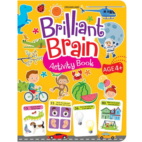 Dreamland Publications Brilliant Brain Activity Book (4 Years and Above)