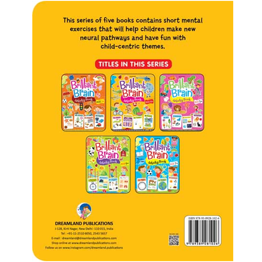 Brilliant Brain Activity Book 4+