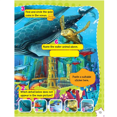 Sticker Activity Book - Under the Sea