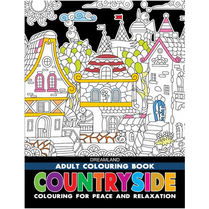 Countryside- Colouring Book for Adults