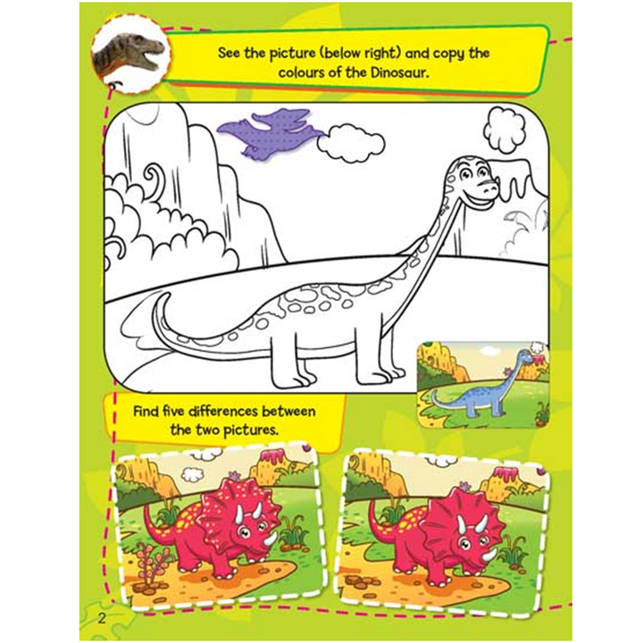 Sticker Activity Book - Dinosaurs