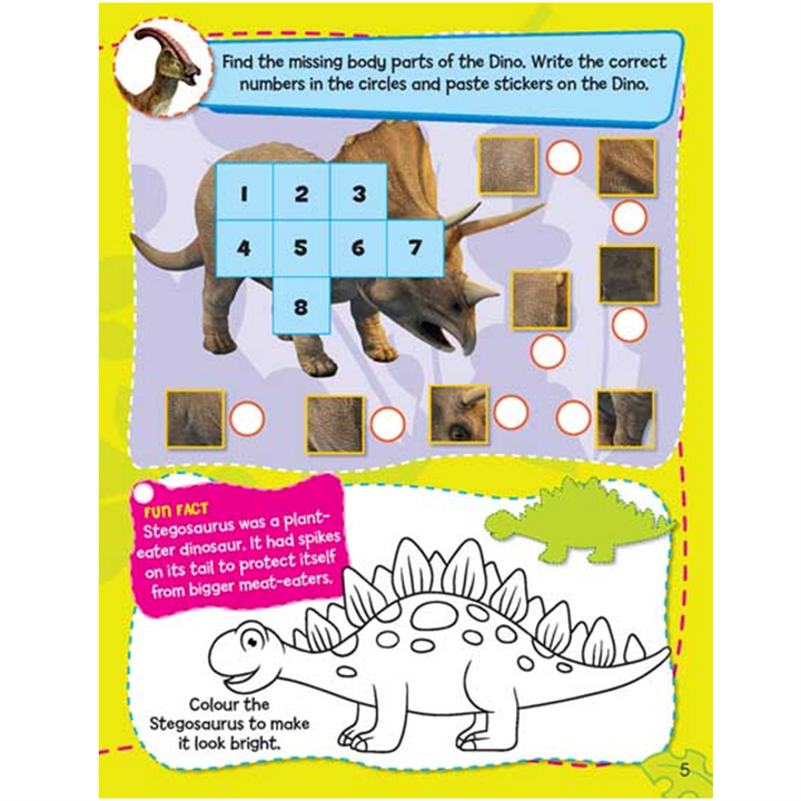 Sticker Activity Book - Dinosaurs