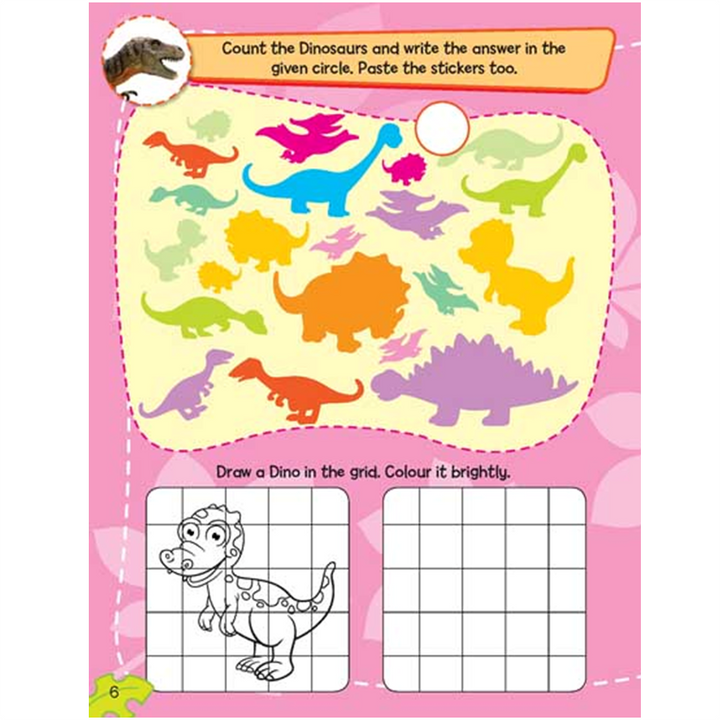 Sticker Activity Book - Dinosaurs