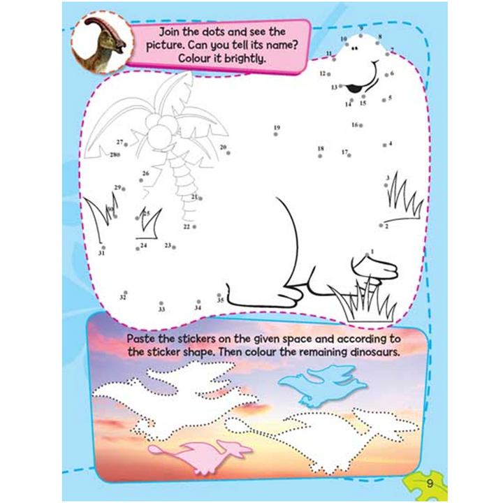 Sticker Activity Book - Dinosaurs